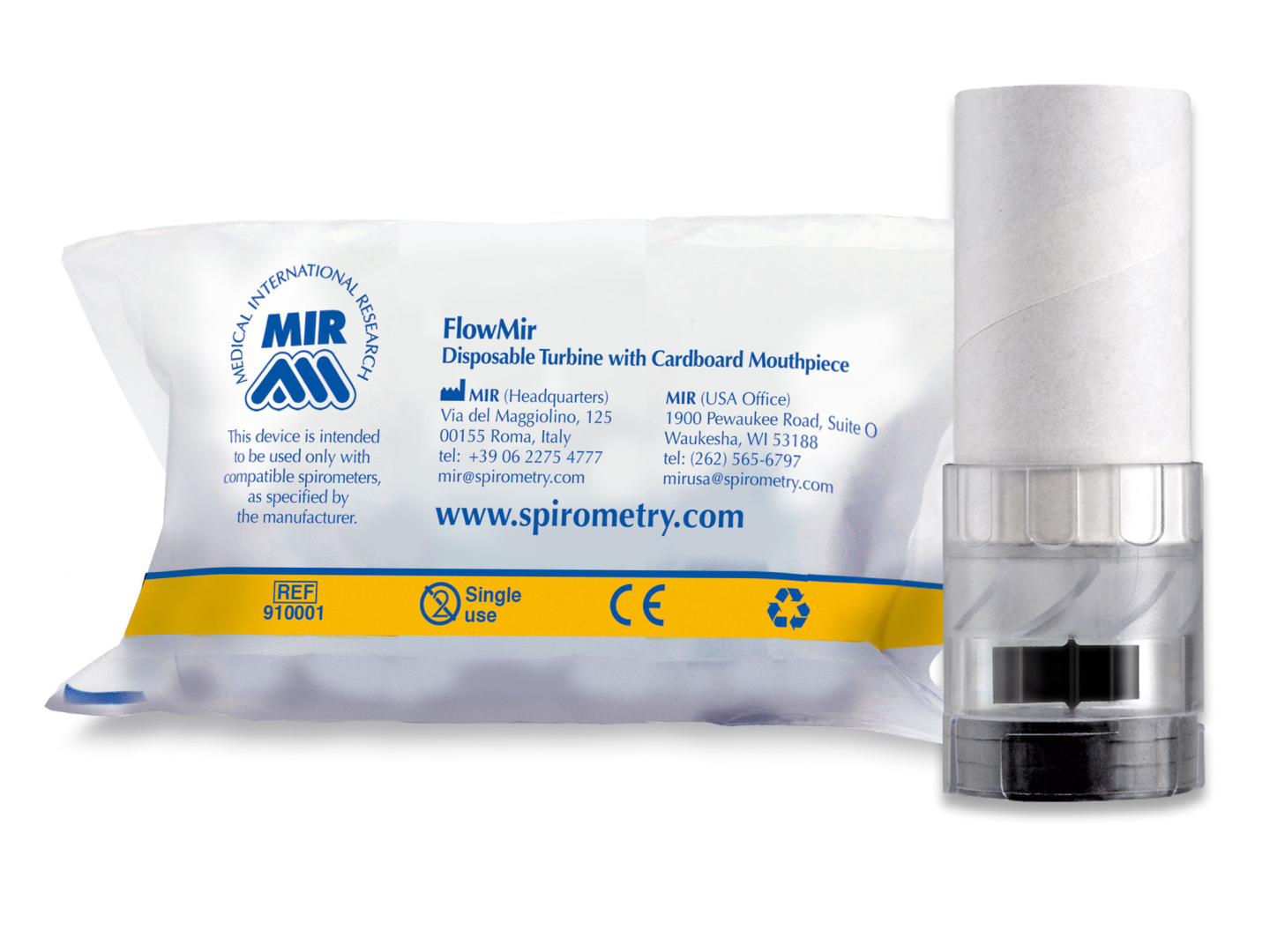 Turbína spirometra jednorázová-DP