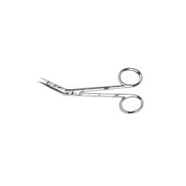 Nožnice očné lomené, 11,5 cm