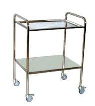 Stolík nástrojový,madlo,2-pl,nerez