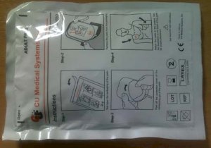 Defibril.elektródy veľké, ER, pár