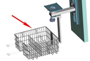 Košík na držiak KTG na stenu